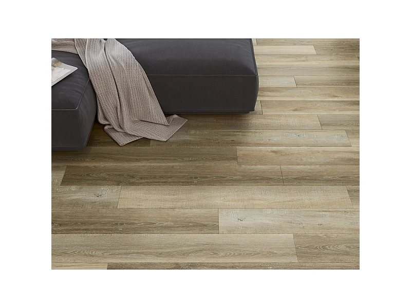 Mexen Cortland prøve på SPC vinylpaneler 6,5 mm, IXPE underlag 1,5 mm, 4 V-Fuge, Eg - F1008-S