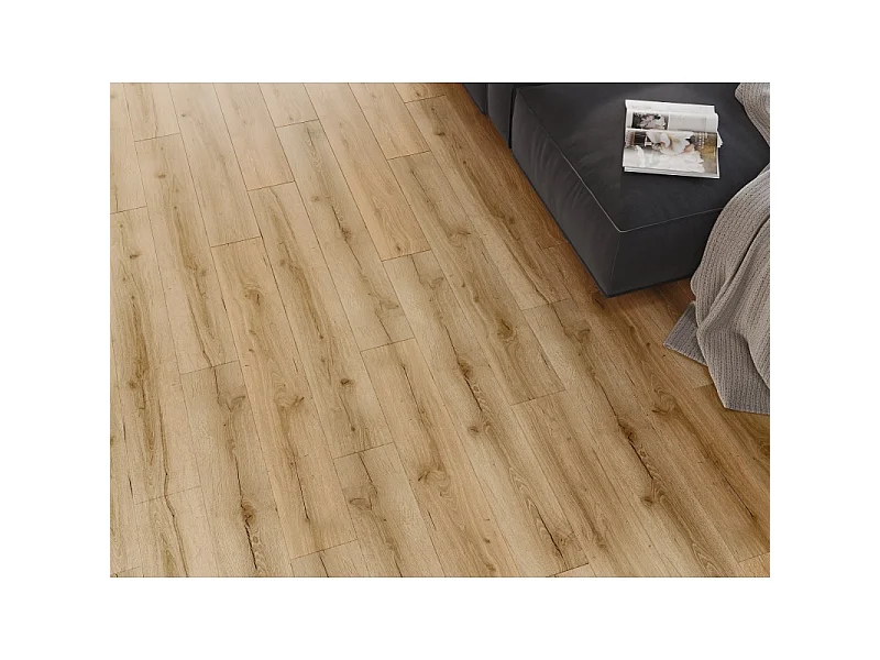 Mexen Beaver Creek prøve af SPC vinylpaneler 6,5 mm, IXPE underlag 1,5 mm, 4 V-fuger, Eg - F1002-S