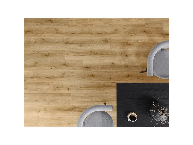 Mexen Beaver Creek prøve af SPC vinylpaneler 6,5 mm, IXPE underlag 1,5 mm, 4 V-fuger, Eg - F1002-S