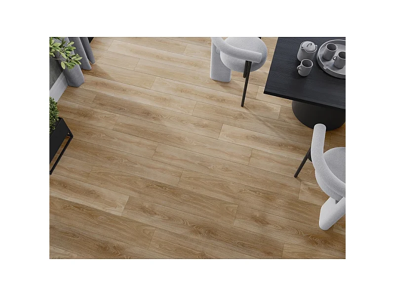 Mexen San Marcos prøve af SPC vinylpaneler 6,5 mm, IXPE underlag 1,5 mm, 4 V-fuge, Eg - F1048-S