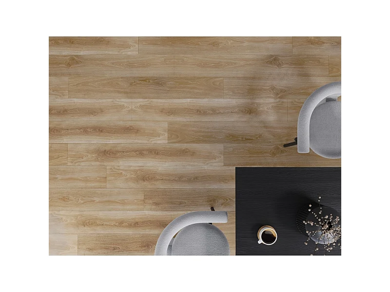 Mexen San Marcos prøve af SPC vinylpaneler 6,5 mm, IXPE underlag 1,5 mm, 4 V-fuge, Eg - F1048-S
