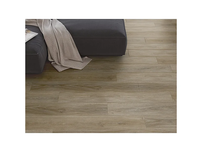 Mexen Palermo prøve af SPC vinylpaneler 6,5 mm, IXPE underlag 1,5 mm, 4 V-fuge, Eg - F1025-S