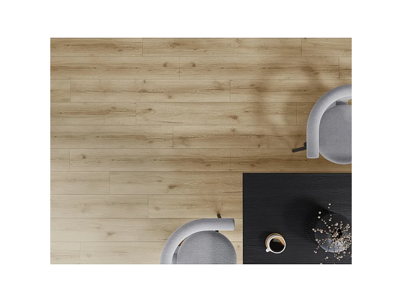 Mexen Sun Valley prøve på SPC vinylpaneler 6,5 mm, IXPE underlag 1,5 mm, 4 V-fuge, Eg - F1006-S