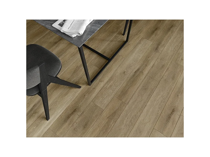 Mexen Clermont prøve af SPC vinyl paneler 6,5 mm, IXPE underlag 1,5 mm, 4 V-fuge, Eg - F1053-S