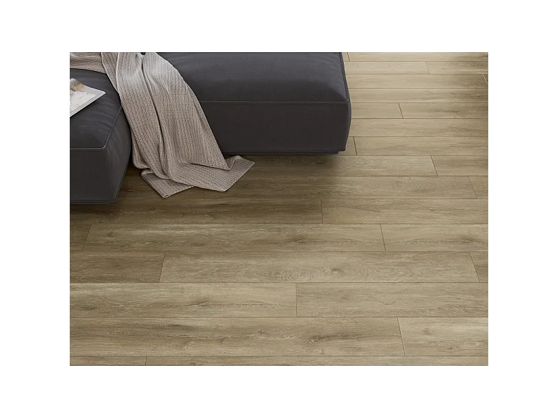 Mexen Clermont prøve af SPC vinyl paneler 6,5 mm, IXPE underlag 1,5 mm, 4 V-fuge, Eg - F1053-S