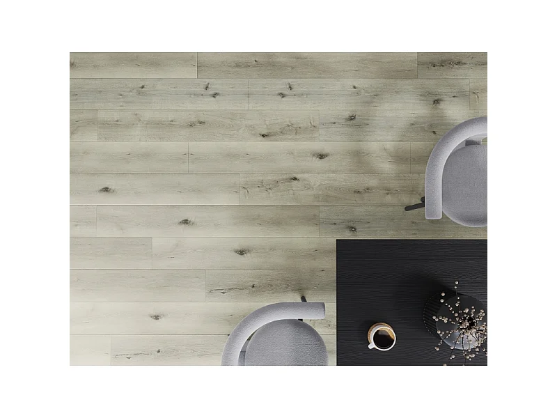 Mexen Silver Lake prøve af SPC vinylpaneler 6,5 mm, IXPE underlag 1,5 mm, 4 V-fuge, Eg - F1034-S