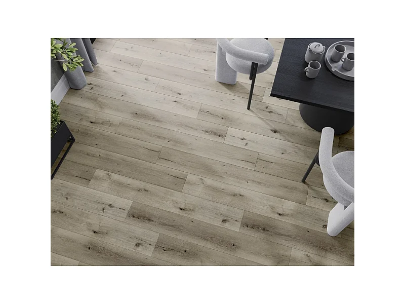 Mexen Bevil Oaks prøve af SPC vinylpaneler 6,5 mm, IXPE underlag 1,5 mm, 4 V-Fuge, Eg - F1036-S