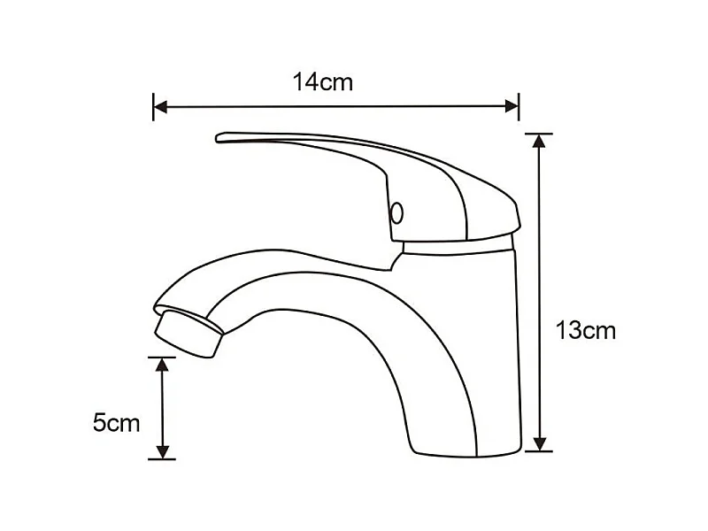 Mexen Fabia robinet de lavabo, chrome - 746500-00