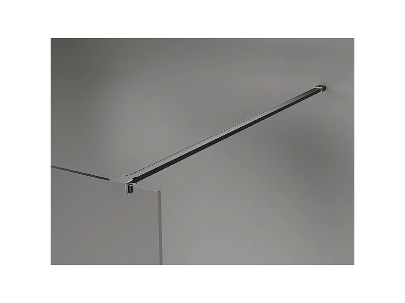 Mexen Kioto-X douchewand Walk-in 140 x 200 cm, matglas 10 mm, gun metal - 800-140-101-95-30-X