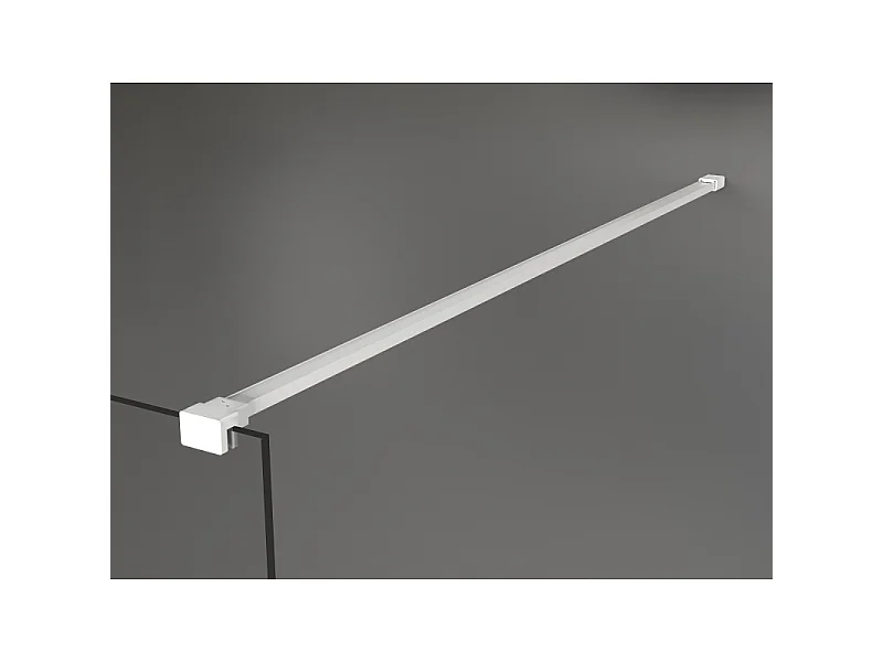 Mexen Kioto paroi de douche Walk-in 110 x 85 cm, transparent, blanc - 800-110-212-20-00-085