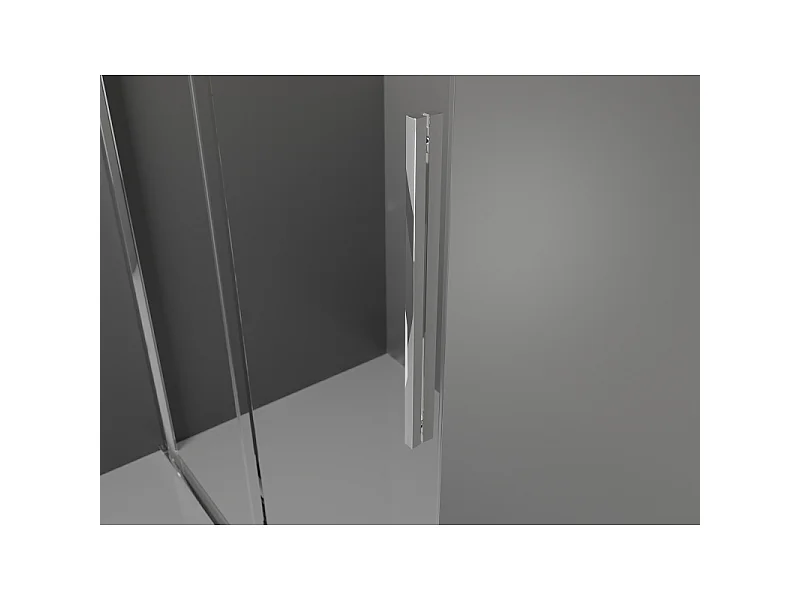Mexen Velar ścianka prysznicowa rozsuwana Walk-in 85 x 200 cm, transparent 8 mm, chrom - 871-085-000-03-01