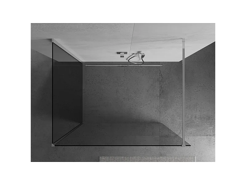 Mexen Kioto ścianka prysznicowa Walk-in 115 x 100 cm, transparent, chrom - 800-115-212-01-00-100