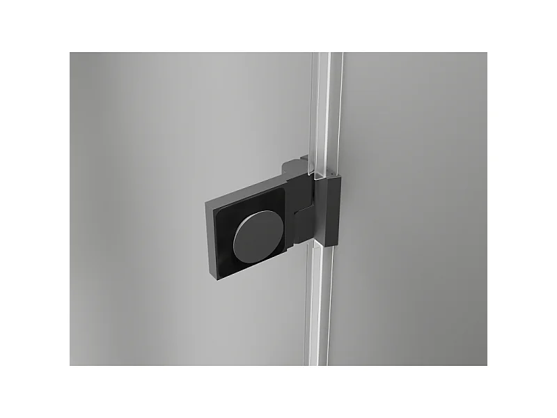 Mexen Lunar-B L porte de douche battante gauche 120 cm, transparent, métal canon - 832SL-120-050-95-00-L