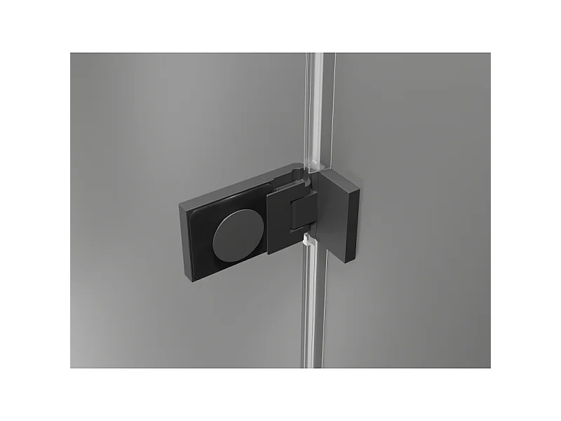 Mexen Lunar-F L porte de douche pliantes droite 120 cm, transparent, gun metal - 836SL-120-050-95-00-P