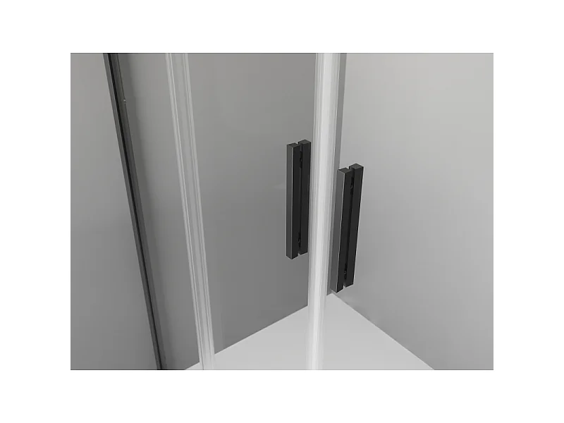 Mexen Exo Duschdoppeltüren 150 cm, transparent, schwarz - 8152-150-000-70-00