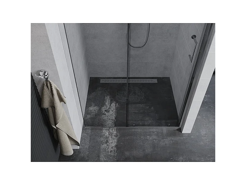 Mexen Apia schuifbare douchedeur 100 cm, transparant, chroom - 845-100-000-01-00