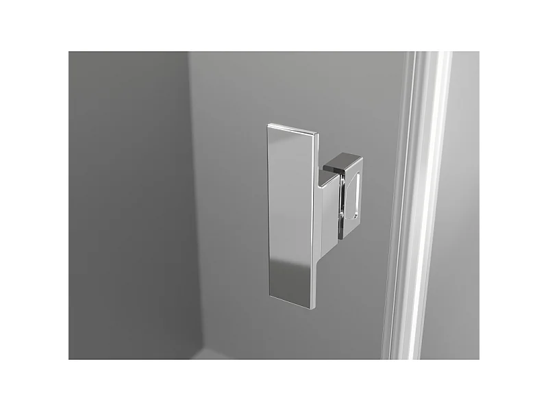 Mexen Mist-B draaideur douchedeur 100 cm, transparant, chroom - 8A2-100-000-01-00