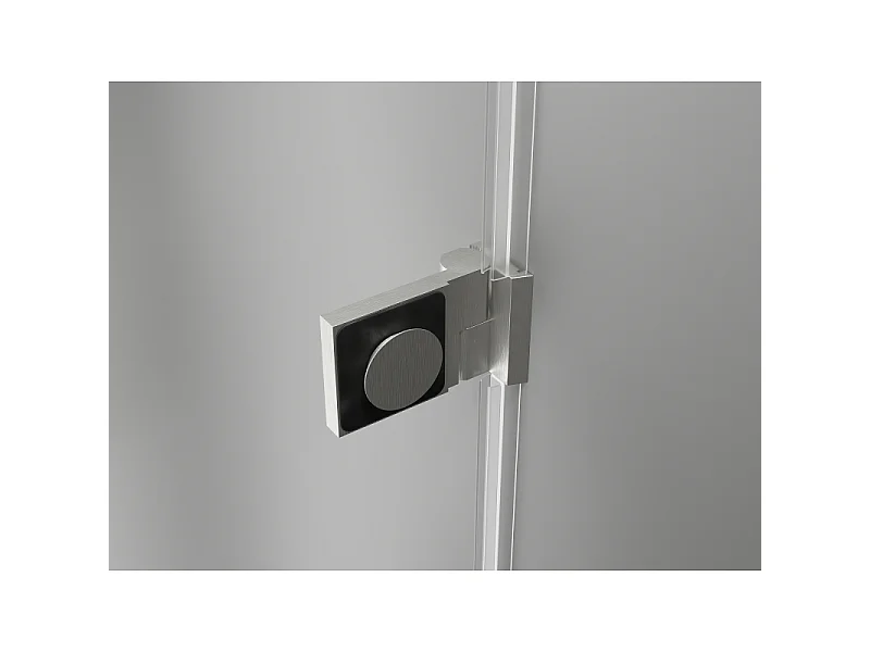 Mexen Lunar-B L porte de douche pivotante gauche 120 cm, transparent, nickel brossé - 832SL-120-050-97-00-L