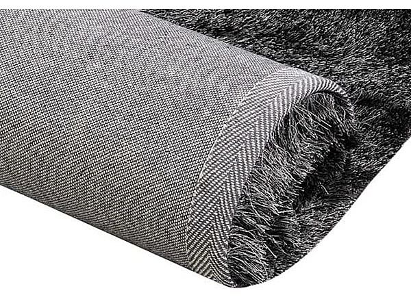 Tapijt shaggy DOLCE antraciet - polyester - 160 x 230 cm 