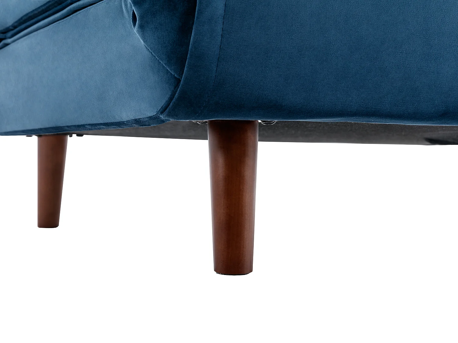 Poltrona letto in Velluto Blu notte - URIBIA