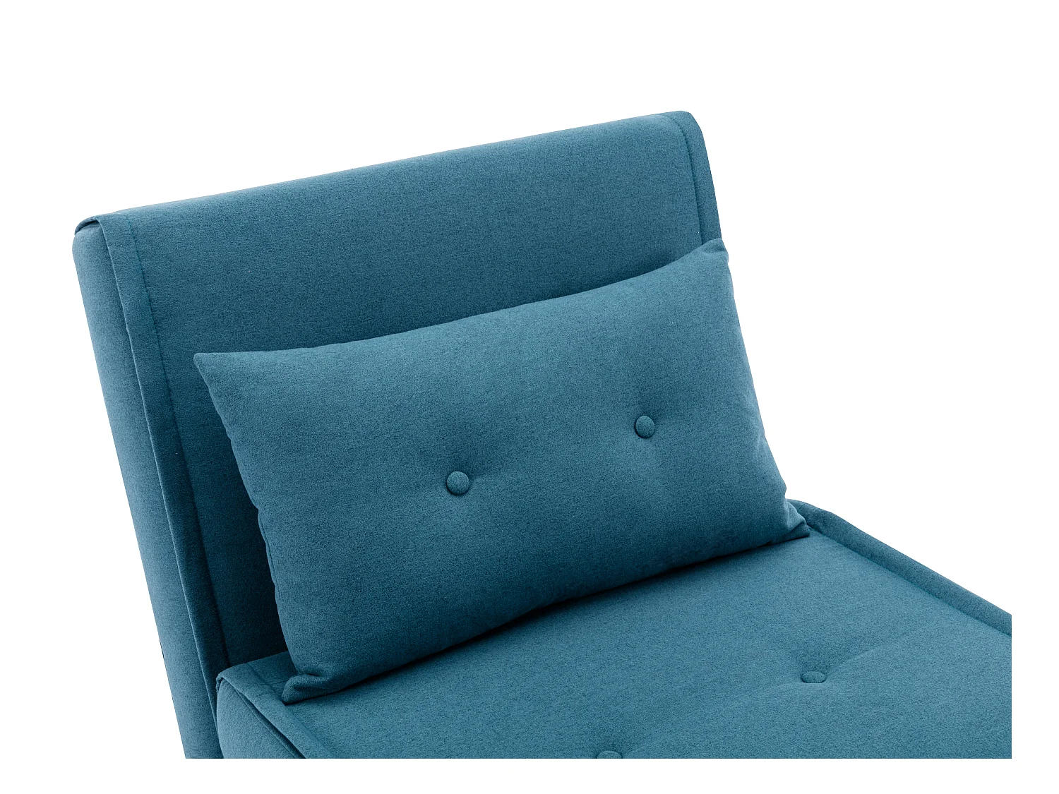 Sillón cama de tela azul URIBIA