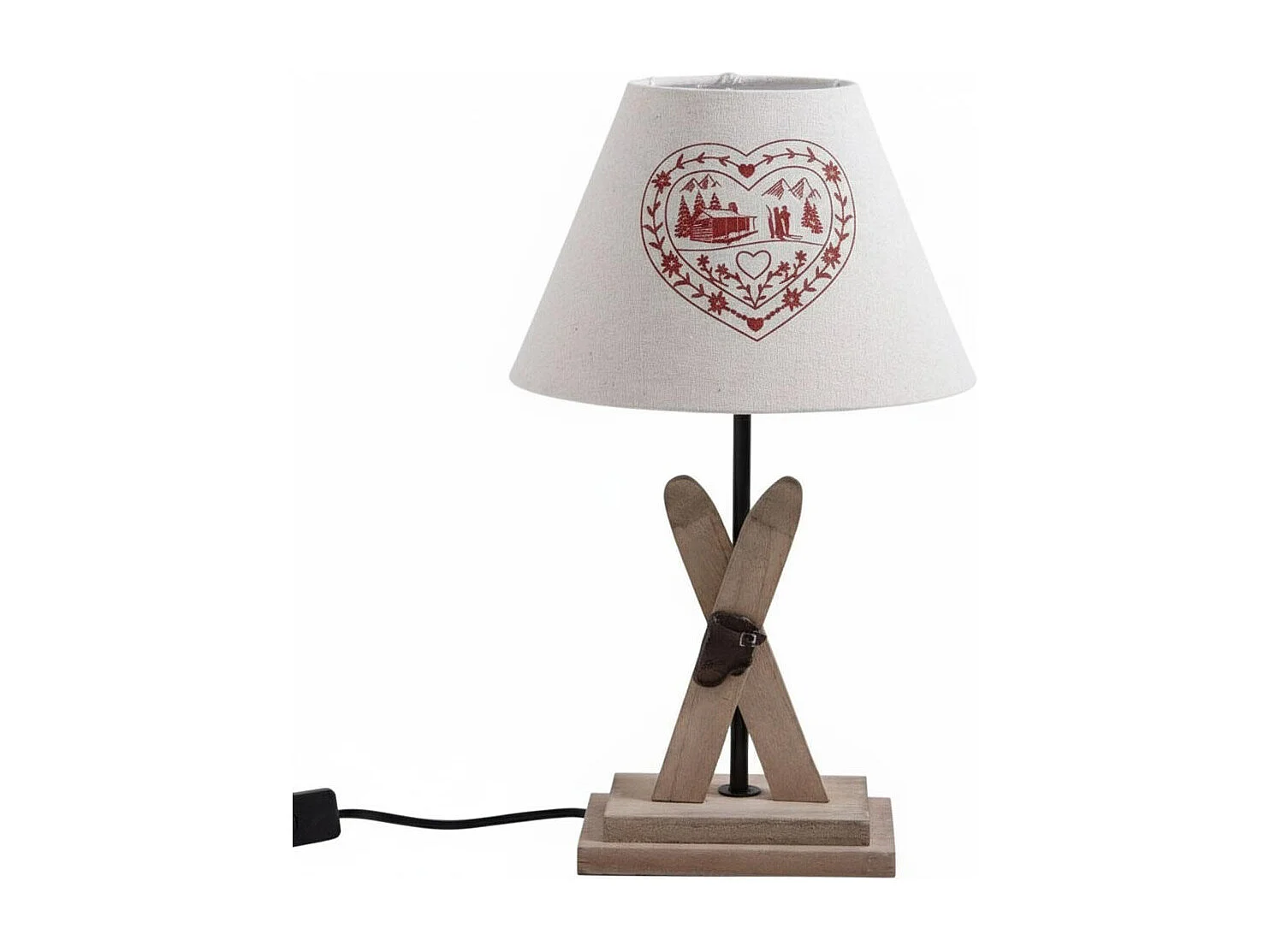 Stehlampe aus Holz "Décor ski"