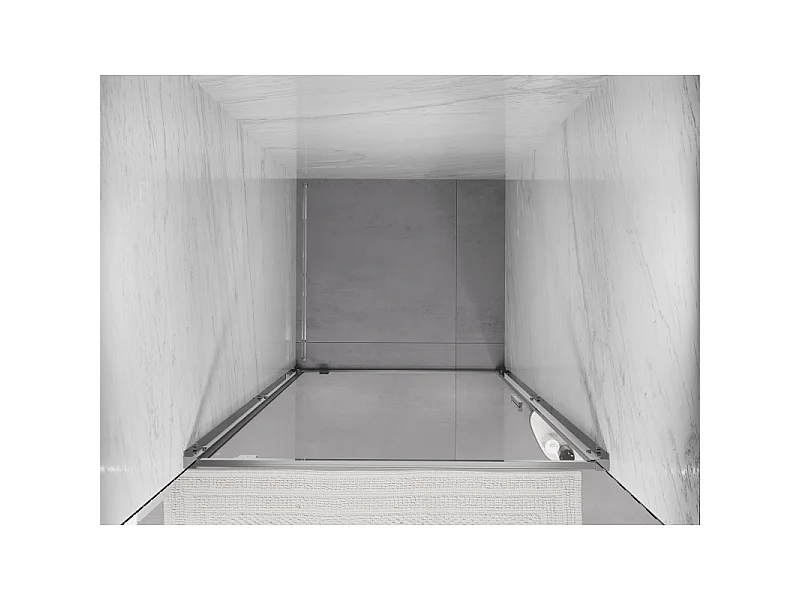 Mexen Exo Duschpendeltür 80 cm, transparent, Chrom - 8181-080-000-01-00