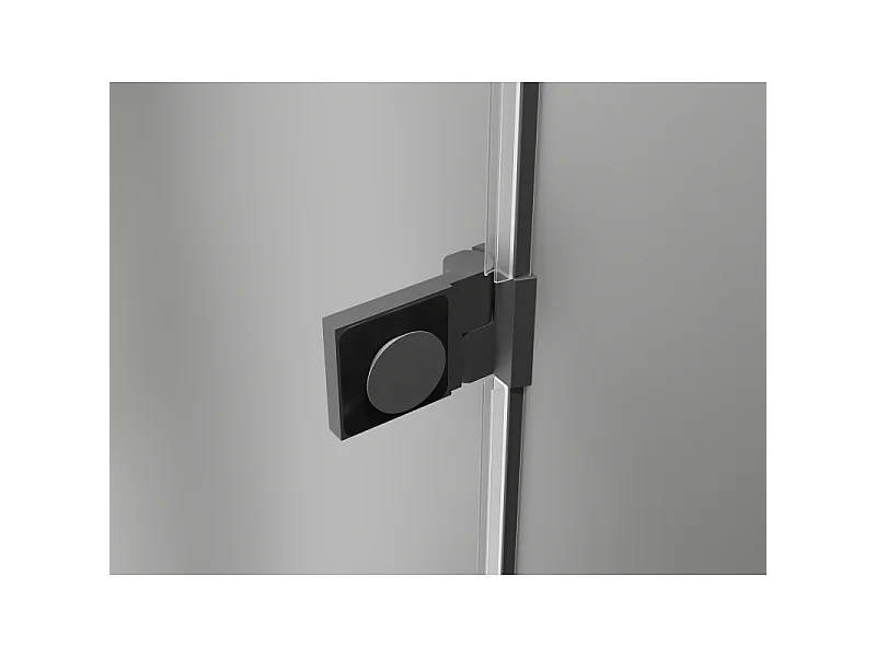 Mexen Lunar-B porte de douche pivotante gauche 120 cm, transparent, métal canon - 832S-120-050-95-00-L