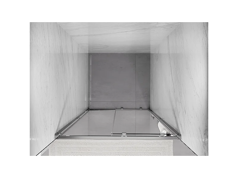 Mexen Exo porte de douche coulissante 95 cm, transparent, chrome - 8151-095-000-01-00