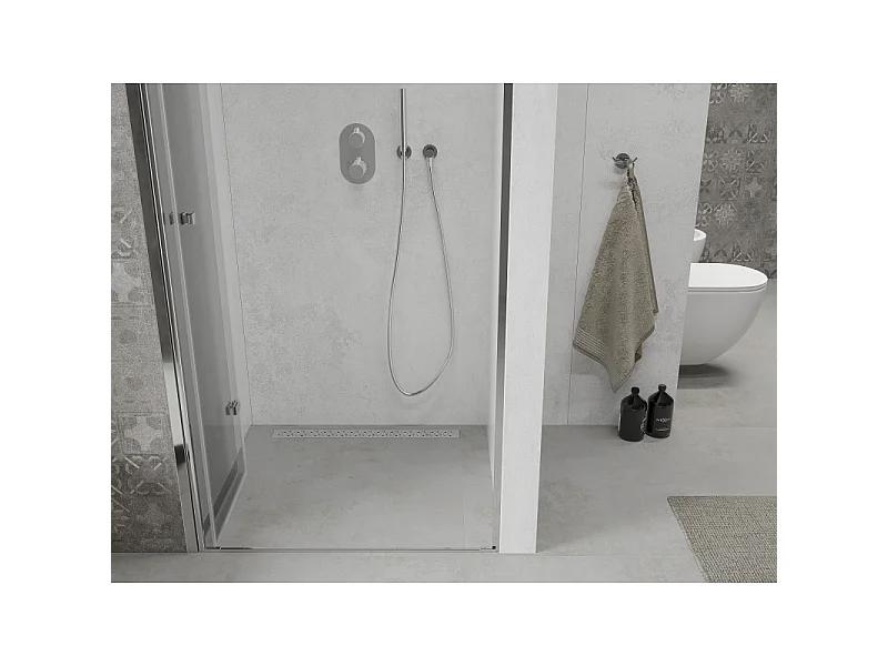 Mexen Lima faltbare Duschabtrennung 95 cm, transparent, Chrom - 856-095-000-01-00