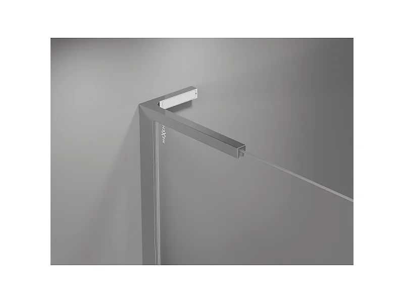 Mexen Mist-H L levi nihajna tuš vrata 110 cm, transparentna, krom - 8A5L-110-000-01-00-L