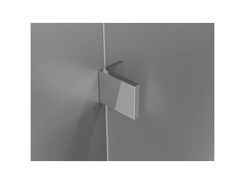 Mexen Lunar-B L drzwi prysznicowe uchylne lewe 120 cm, transparent, chrom - 832SL-120-050-01-00-L