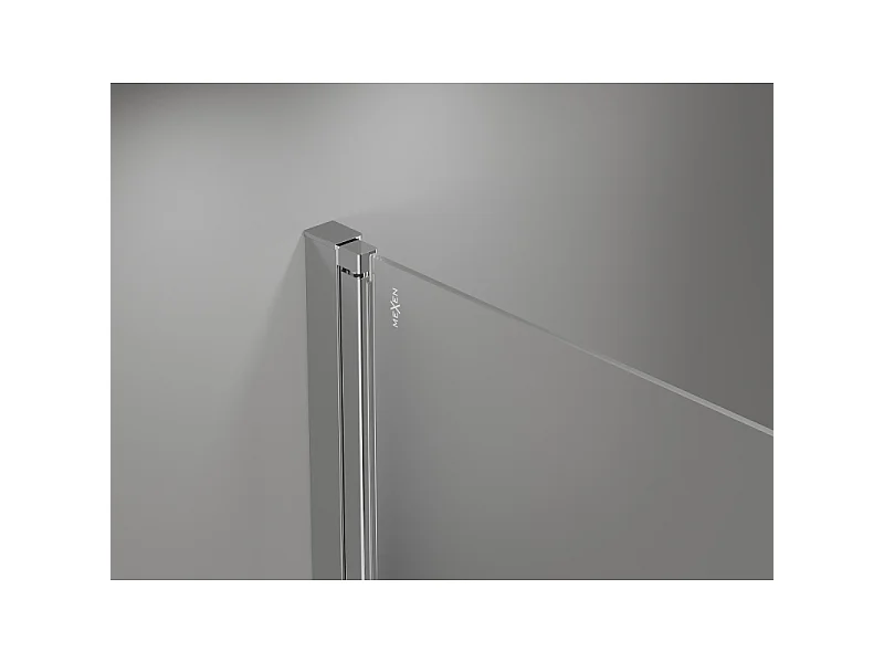 Mexen Mist-B draaibare douchedeur 80 cm, transparant, chroom - 8A2-080-000-01-00