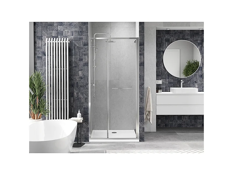 Mexen Linea porte de douche coulissante 85 cm, transparent, chrome - 8E1-085-000-01-01