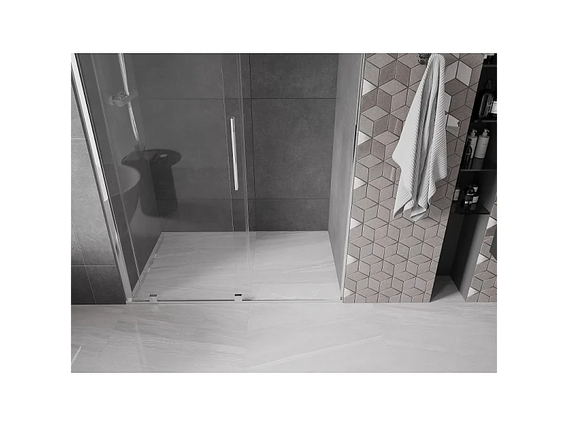 Mexen Velar porte de douche coulissante 150 cm, transparent, chrome - 871-150-000-01-01