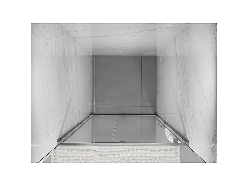 Mexen Exo krilna tuš vrata 110 cm, prozorna, krom - 819-110-000-01-00