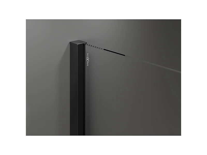 Mexen Velar porte de douche coulissante 150 cm, transparent, noir - 871-150-000-01-70