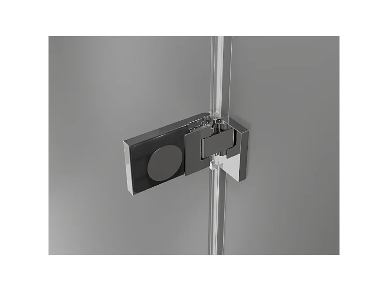 Mexen Lunar-F faltbare Duschkabinentür rechts 140 cm, transparent, Chrom - 836S-140-050-01-00-P