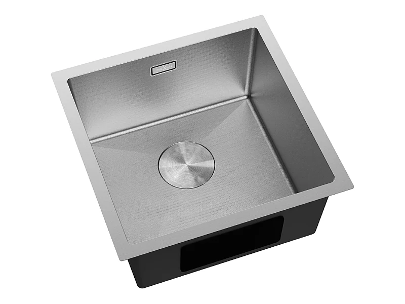 Mexen Trixo fregadero de acero inoxidable de 1 cámara 440 x 440 mm, inox HC - 6413441000-01HC