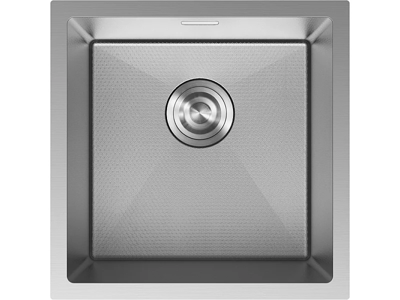 Mexen Trixo fregadero de acero inoxidable de 1 cámara 440 x 440 mm, inox HC - 6413441000-01HC