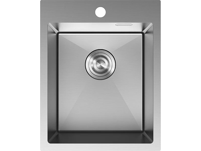 Mexen Solix jeklena enojna pomivalna korita 400 x 500 mm, inox - 6406401000-01