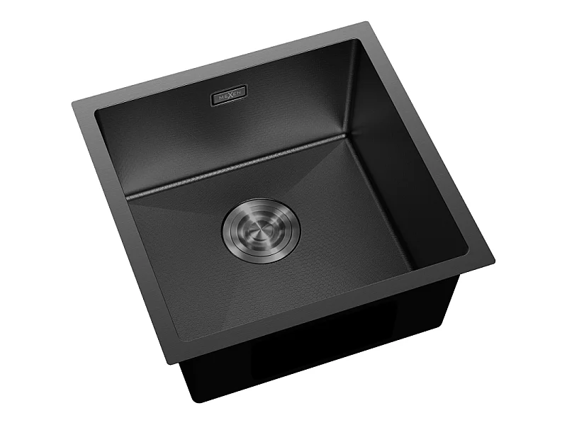 Mexen Trixo Steel Sink Single-Bowl 440 x 440 mm, Black HC - 6413441000-70HC