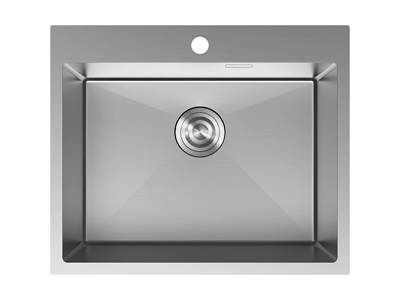 Mexen Solix fregadero de acero inoxidable de 1 cubeta 600 x 500 mm, inox - 6408601000-01