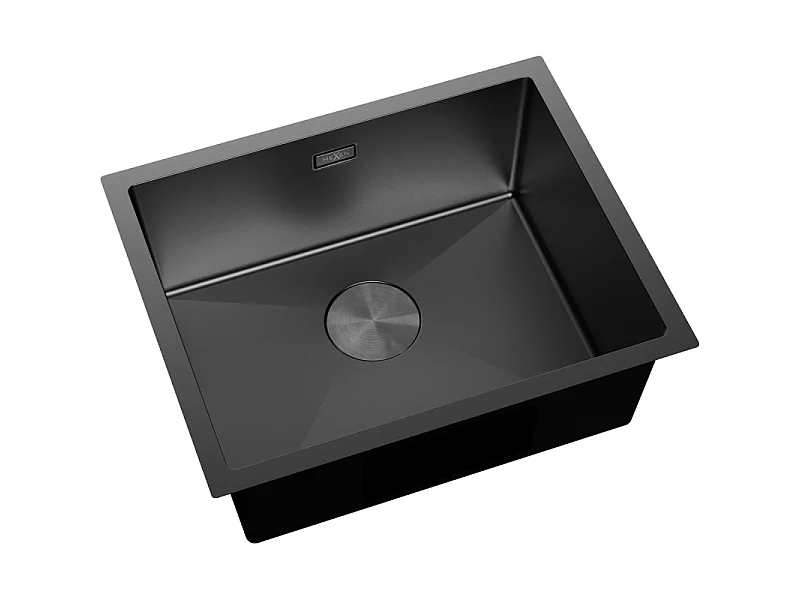 Mexen Trixo lava-loiça de aço inoxidável 1-comprimento 540 x 440 mm, preto - 6414541000-70