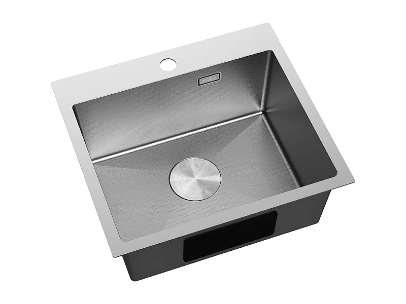 Mexen Solix lava-loiça de aço inoxidável 1 cuba 500 x 450 mm, inox HC - 6402501000-01HC