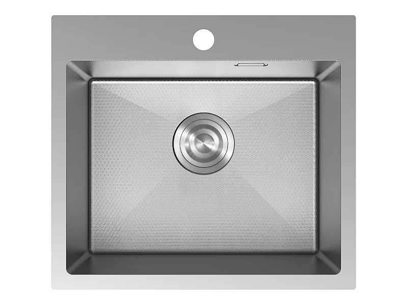 Mexen Solix lava-loiça de aço inoxidável 1 cuba 500 x 450 mm, inox HC - 6402501000-01HC