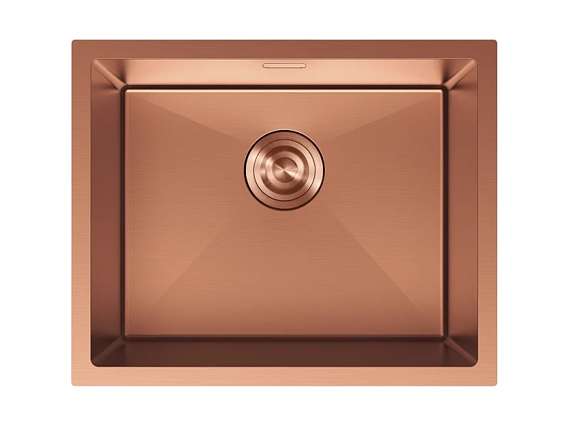 Mexen Trixo fregadero de acero inoxidable de 1 cubeta 540 x 440 mm, cobre - 6414541000-65
