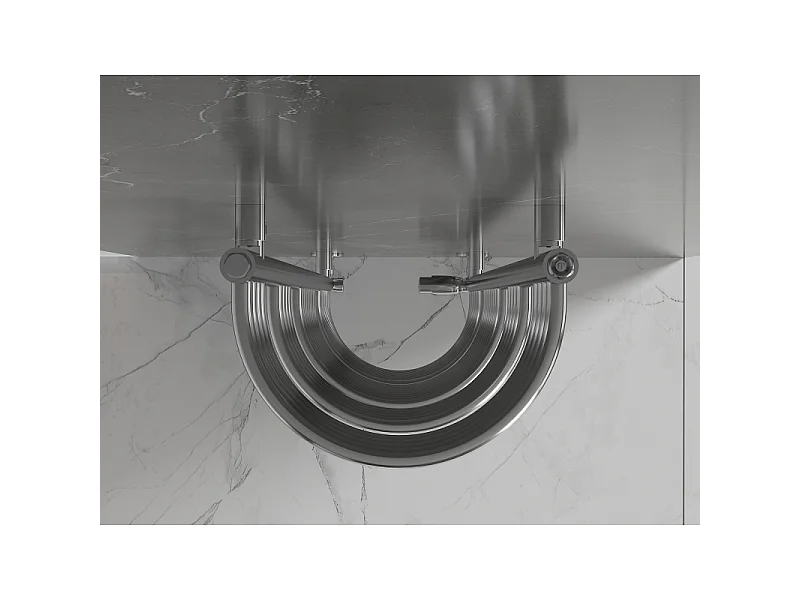 Mexen Eros radiateur de salle de bains 1200 x 318 mm, 332 W, chrome - W112-1200-318-00-01