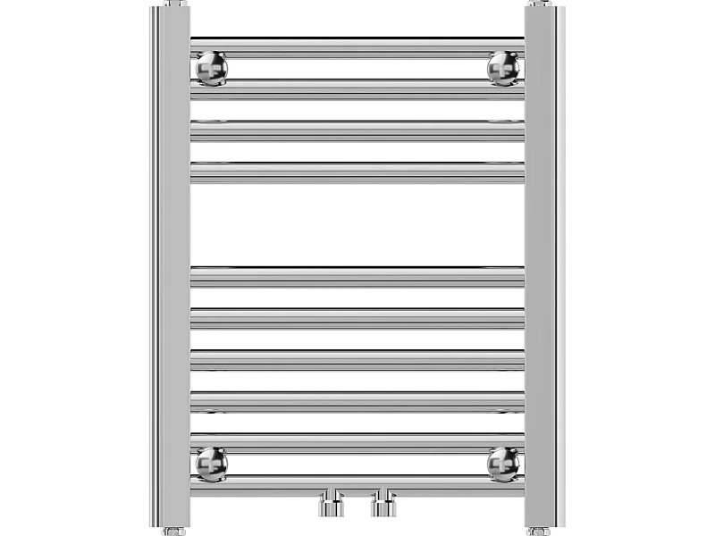 Mexen Mars radiador de casa de banho 500 x 400 mm, 141 W, cromado - W110-0500-400-00-01
