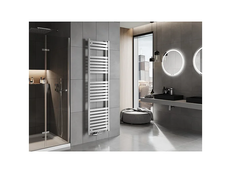Mexen Uran radiador de casa de banho 1800 x 500 mm, 633 W, cromado - W105-1800-500-00-01